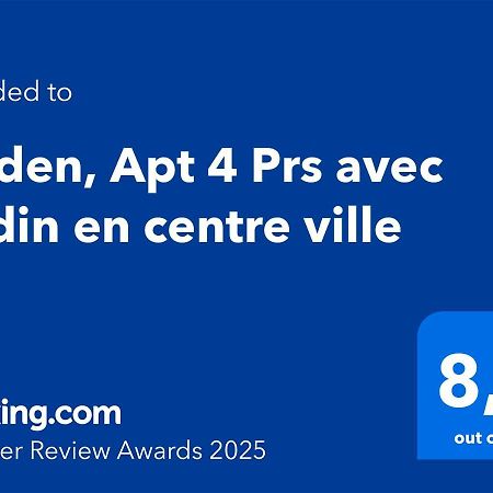 L'Eden, Apt 4 Prs Avec Jardin En Centre Ville Dijon Extérieur photo